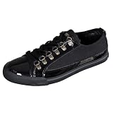 Mike Dirnt Matthew - Studio Project - Vegan Shoes In Black Gold By Macbeth Footwear by Macbeth