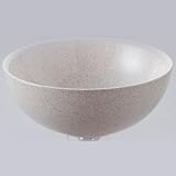 洗面ボール 陶器 かすみ斑点 置き型直径270ミリ