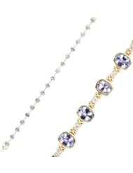 14K Exquisite Tanzanite Bracelet with Diamonds (NEW ARRIVAL)