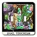 Londons Times Funny Bugs and Slugs Cartoons - Snail Terrorism - Light Switch Covers - double toggle switch
