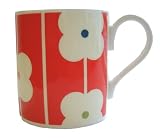 Orla Kiely Bone China Coffee Mug - Red Flower