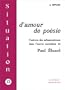 Situation, num�ro 12 : D'amour de po�sie - Essai sur l'univers des m�tamorphoses dans l'oeuvre surr�aliste de Paul Eluard