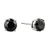 14K White Gold 1.5 ct. Black Diamond Stud Earrings