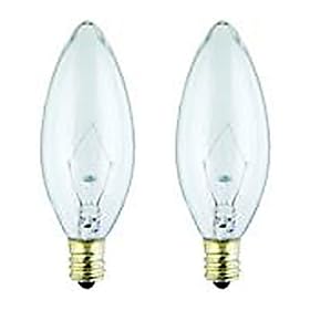 Buy 3 Watt 3 Volt Torpedo Shaped Incandescent Light Bulb Battery Operated Candle Replacement... by Candela now!