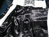 RIDDICK BOWE AUTOGRAPHED SIGNED BOXING TRUNKS HEAVYWEIGHT CHAMPION