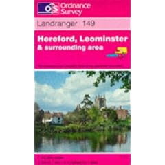 Hereford, Leominster and Surrounding Area (Landranger Maps)