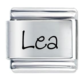 Name Lea Laser Italian Charms