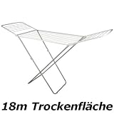 Oxid7 Wäscheständer Wäschetrockner Flügelwäscheständer, Flügelwäschetrockner - 18 Meter
