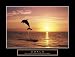 Goals Dolphin Motivational Poster Inspirational Art Print Jumping Dolphins
