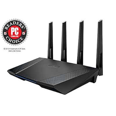 Asus AC2400 RT AC87U Dual-Band Wireless Gigabit Router (Black)