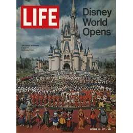 Opening of Disney World Art Poster by Yale Joel - 11" x 14"