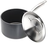 Anolon Titanium Non Stick Dishwasher Safe 3-Quart Saucepan with Lid