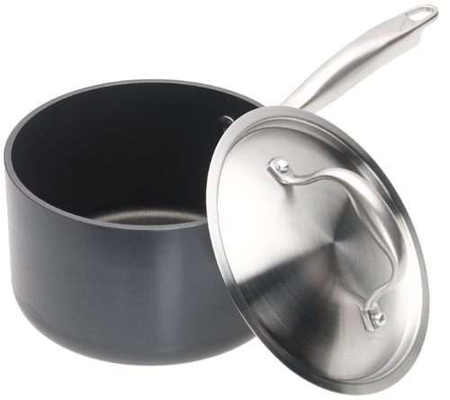 Anolon Titanium Non Stick Dishwasher Safe 3-Quart Saucepan with Lid