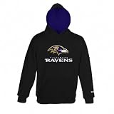 NFL Boys' Baltimore Ravens Sportsman Fleece Hoodie - R16C4P24 (Black, 4)