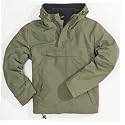 Surplus Herren Windbreaker Outdoor Hoodie mit Fleece - oliv -