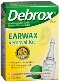 Debrox Drops Earwax Removal Aid Kit, 0.5 Fluid Ounce