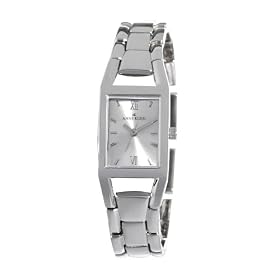AK Anne Klein Ladies Silver-Tone Dress Watch #106419SVSV by AK Anne Klein