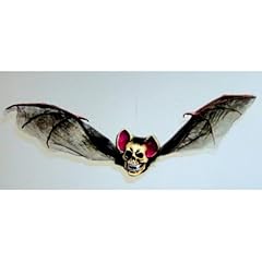 Bat with Skull Head medium Brown 