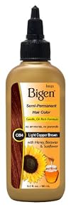 CB4 Light Copper Brown Semi-Perm Hair Color