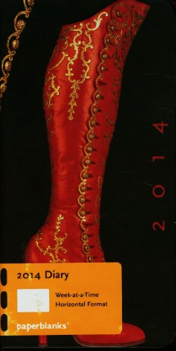 High Button Boot - 2014 Paperblanks Weekly Planner (Slim 3.5 x 7 Horizontal)