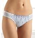 Per Una Stripe Embroidered Brazilian Knickers