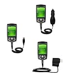 Deluxe Kit for the HTC P6500 includes a USB cable with Car and Wall Charger - Gomadic Brand w/ TipExchange Technology