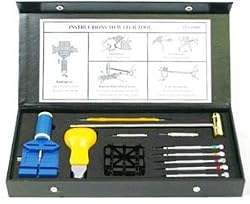 Professional Watch Band Adjust Size Link Pin Removing Repair Tool Kit in Box