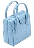 Wolf Designs First Class Leather Travel Mini Handbag Jewel Case #348524