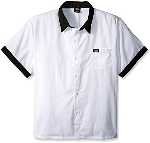 Dickies Men's Plus-Size Pearl Button Cook Shirt