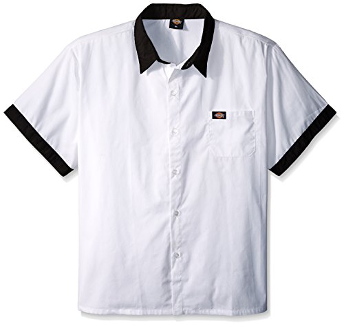 Dickies Men's Plus-Size Pearl Button Cook Shirt