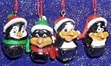 Christmas Penguin Jingle Bell Necklace
