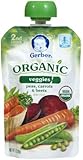 Gerber Organic 2nd Foods Veggies - Peas Carrots Beets - 3.5 oz - 6 pk