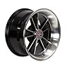 Hurst Dazzler Black Accent/Clear Coat Wheel with Mirror Machined Face (15x8"/5x4.75")
