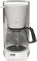 Braun KF187W FlavorSelect 12-Cup Coffeemaker, White