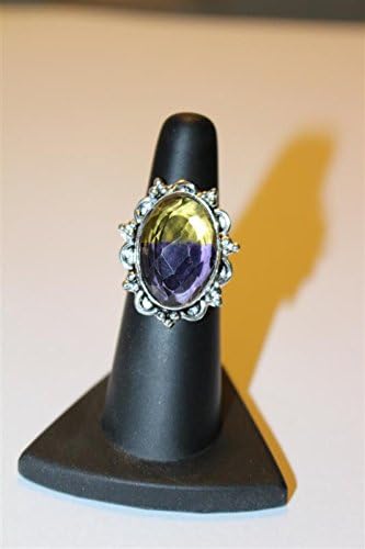 Wicca Blessed Ring Banish an Addiction Size 6.5 Sterling Silver Overlay