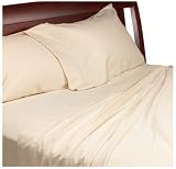 Wamsutta 360-Thread-Count Classic Supima Twill Full Fitted Sheet, Chalk