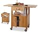 Cart, Kitchen, Drop Leaf - 136-170-03