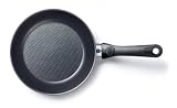 BALLARINI Aluminium-Schmor-Pfanne Salento 24 cm schwarz mit Thermopoint, antihaftversiegelt mit Teflon&reg; Platinum
