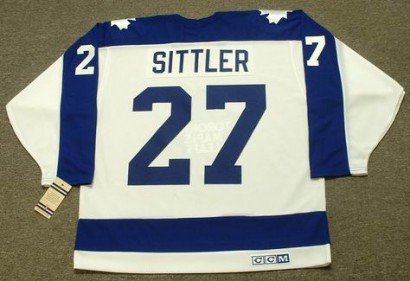 DARRYL SITTLER Toronto Maple Leafs 1978 CCM Vintage Throwback Home NHL Hockey Jersey, LARGE