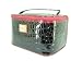 Kenneth Cole Reaction Croc Embossed Train Case Cosmetic Toiletry Travel Bag Purse