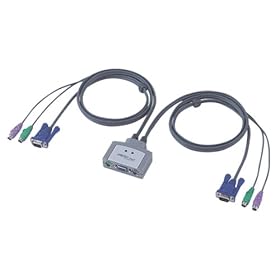 【クリックで詳細表示】SANWA SUPPLY SW-KVM2CP CPU自動切替器(2：1)