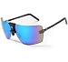 Gargoyles Sunglasses 85's Black Frame with Caribbean Blue Lenses 3346016B Image
