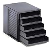 HAN 1401-13 B�roboxen offen 275x330x320mm schwarz Polystyrol