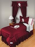 IMAGE OF Oklahoma Sooners Bedskirt - Full Bed