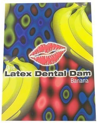 LINE ONE Latex Dental Damand 44, Banana by Line One