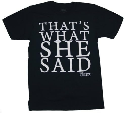 The Office Michael Scott That's What She Said T-Shirt Tee Select Shirt Size: Small