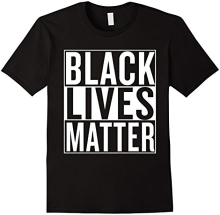 Men's Black Lives Matter Race Unity Say No Racism T-shirt 3XL Black
