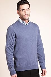 Collezione Cotton Rich Long Sleeve Jumper with Cashmere