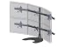 Ergotech Hex 3 Over 3 LCD Monitor Desk Stand (100-D28-B33)