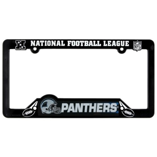 Carolina Panthers License Plate Frame Cover